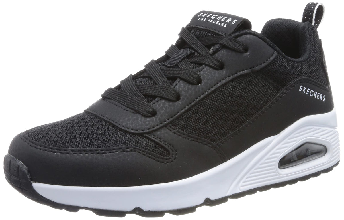 Skechers Boy's Uno-Powex Sneaker, Black, 1.5 Little Kid