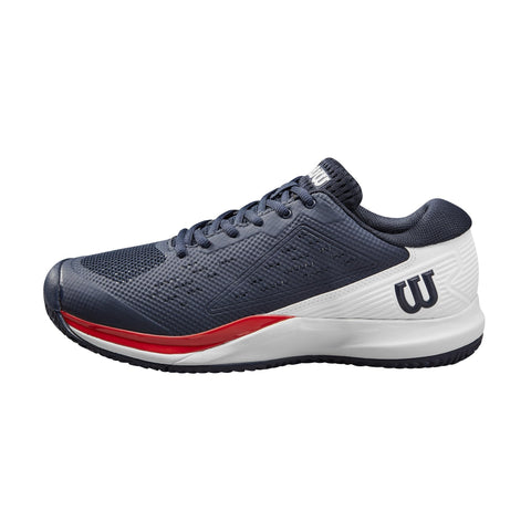 Wilson Rush Pro Ace Men's Tennis Shoe, Navy Blazer/White/Infrared, Size 10.5