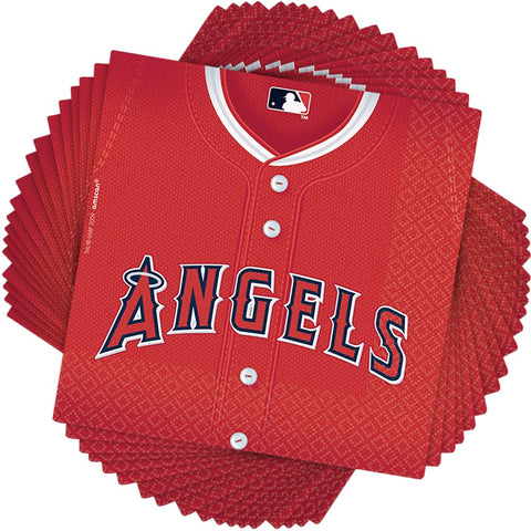 Amscan Los Angeles AngelsÃƒÆ’Ã‚Â¢ÃƒÂ¢Ã¢â€šÂ¬Ã…Â¾Ãƒâ€šÃ‚Â¢ Luncheon Paper Napkins - 6.5" x 6.5" (12 Pack of 36) - Perfect for Baseball Themed Parties, Tailgates & Celebrations (432 Pcs. in Total)