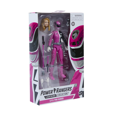 Power Rangers Lightning Collection S.P.D. Pink Ranger 6-Inch Premium Collectible Action Figure Toy with Accessories