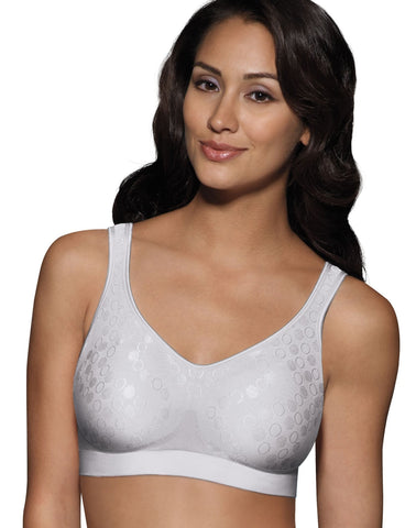 Bali Women's Comfort Revolution Shaping Wirefree Bra, Crystal Grey, Large