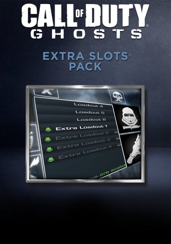 Call of Duty: Ghost - Extra Slots Pack [Online Game Code]
