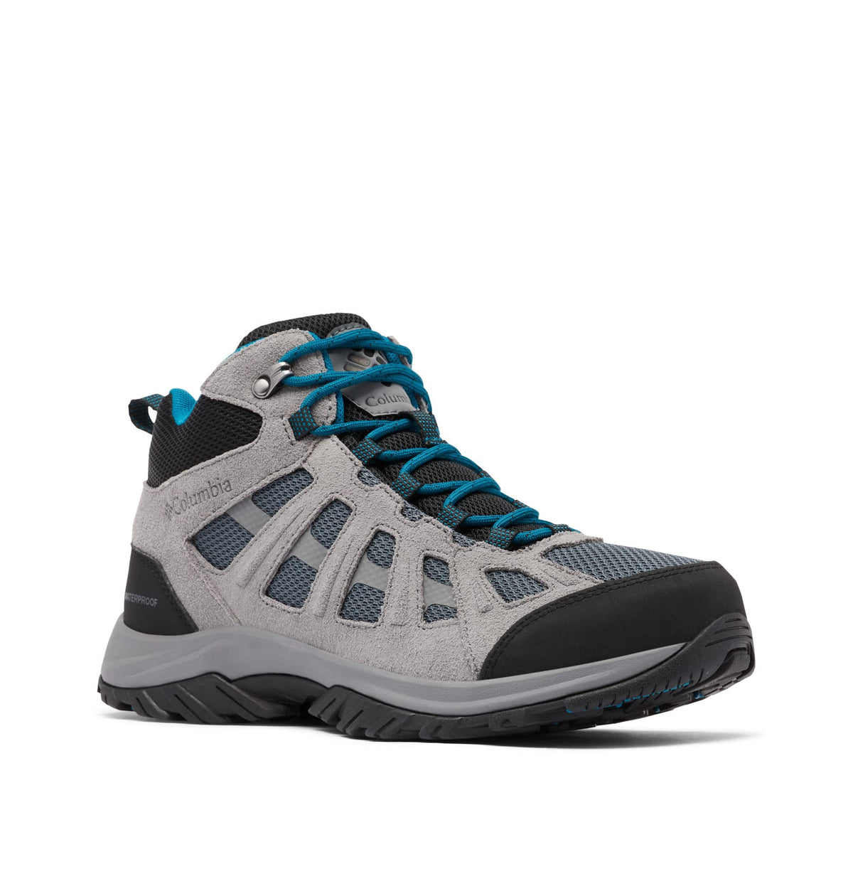 Columbia Men's Redmond III Mid Waterproof Hiking Shoe, Graphite/Black, 7.5