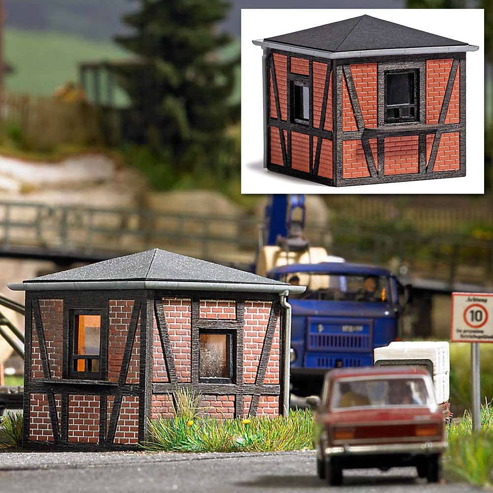 Busch 1556 Gatehouse HO Structure Scale Model Structure