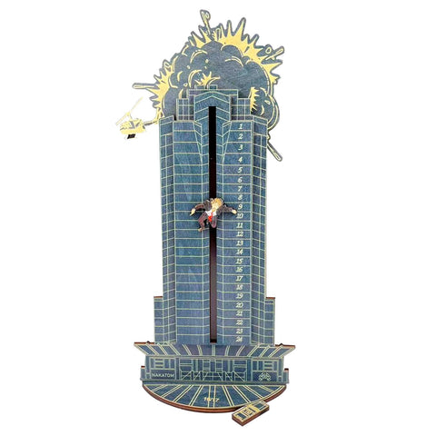 Christmas Die Hard Advent Calendar,GWAWG Christmas Countdown Calendars,Christmas Hans Gruber Interactive Advent Calendar for Tabletop Decorations,Party Favors, Classroom Prizes,Xmas Gift (Blue)