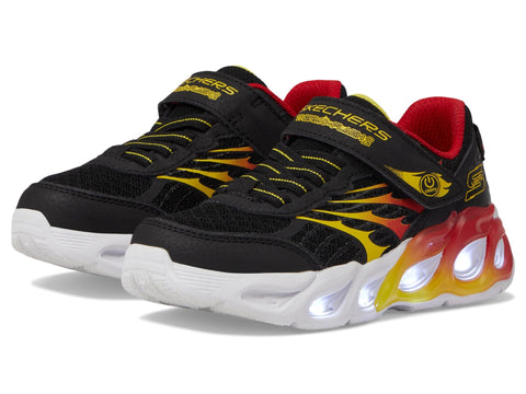 Skechers Kids Boy's Thermo-Flash 2.0 Sneaker, Black/Red, 3 Little Kid