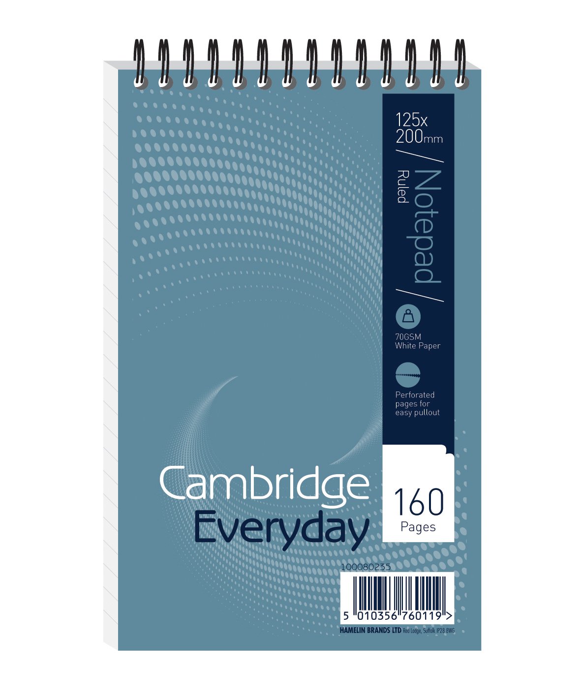 Cambridge Ruled and Perforated Reporters Notebook (Pack of 10)