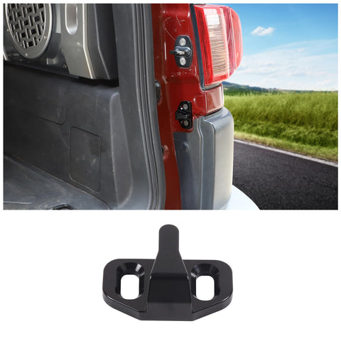 Tailgate Lock Buckle Replacement Fit for Toyota FJ Cruiser 2003-2021, Prado 2010-2017,Lexus GX460 GX470 2003-2021, RAV4 2006-2012, Tail Door Latch Protection Trim Cover Reduce Abnormal Noise(Black)