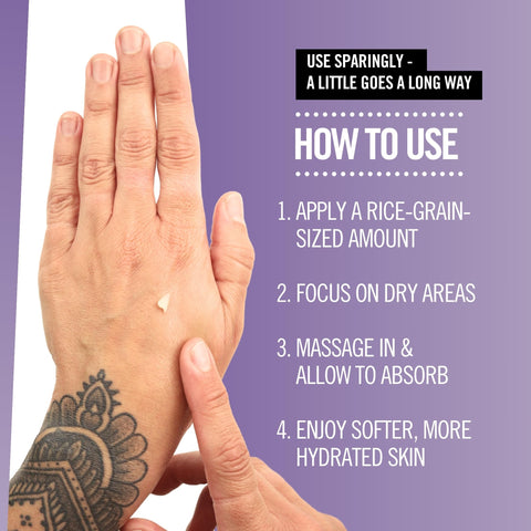 Lavender Hand Balm, Natural, Nourishing and Softening with British Lavender Essential Oil | Moisturises, Protects, and Soothes. Hand Cream by Our Tiny Bees Skincare - 45ml