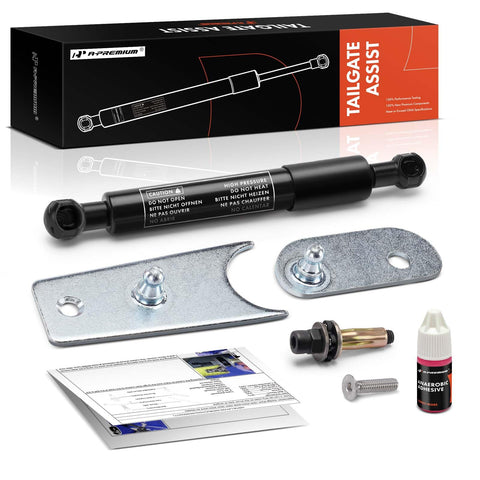 A-Premium Tailgate Assist Truck Tail Gate Lift Assist Shock Compatible with Chevy Silverado and GMC Sierra 1500 2007-2018, HD 2500 3500 2007-2019 Truck Tailgate Shock Absorber DZ43102
