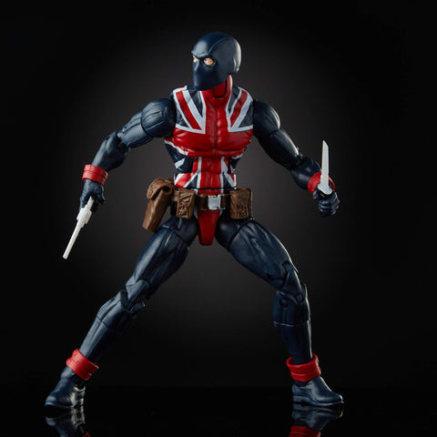 Avengers Marvel Legends Series Union Jack 6" Collectible Action Figure Toy For Ages 4 & Up with Accessories & Build-A-Figurepiece