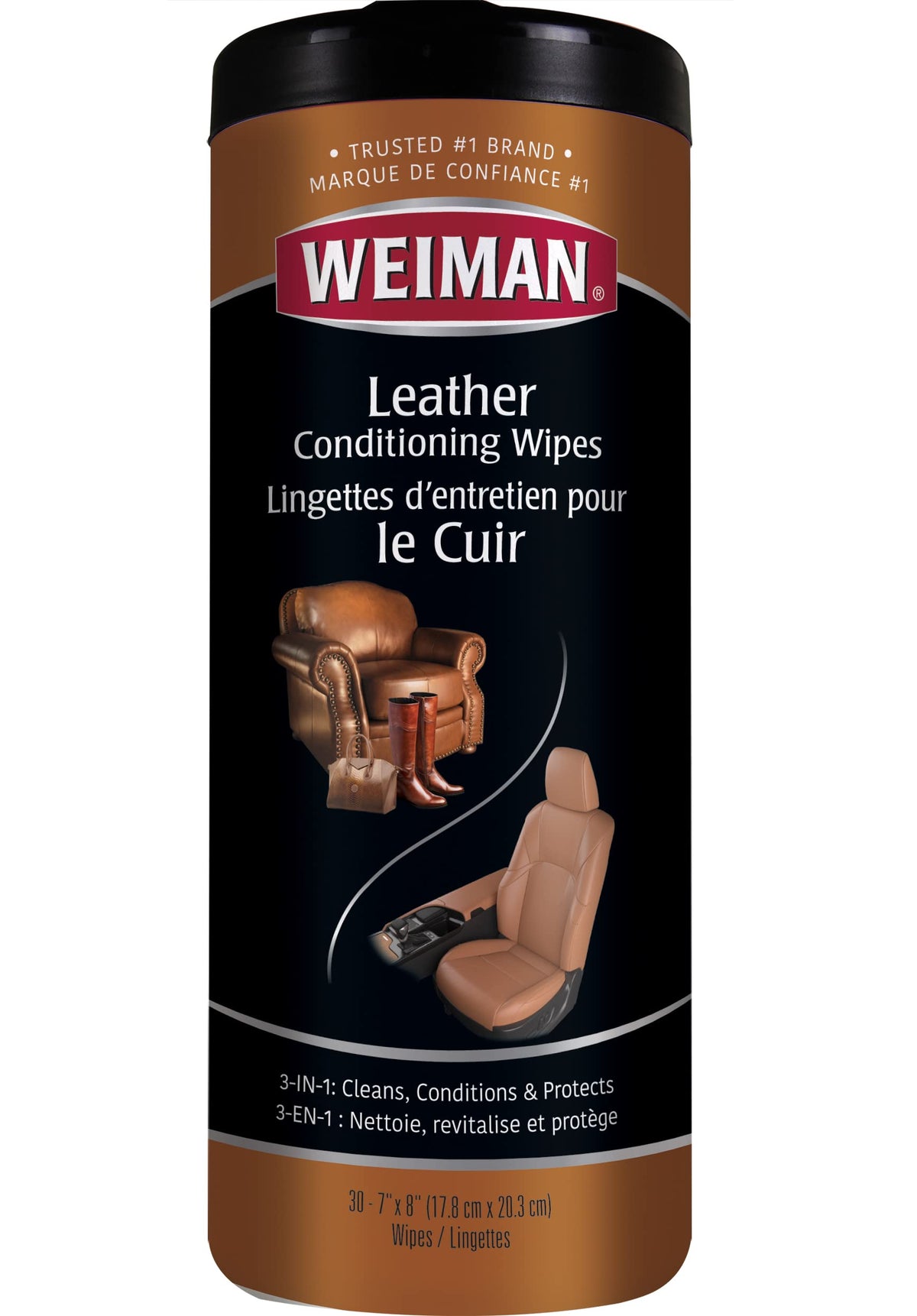 Weiman Leather Wipes - 30 ct
