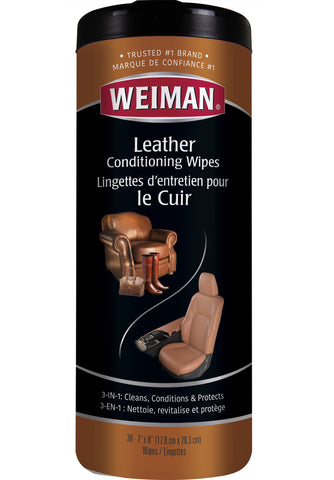 Weiman Leather Wipes - 30 ct