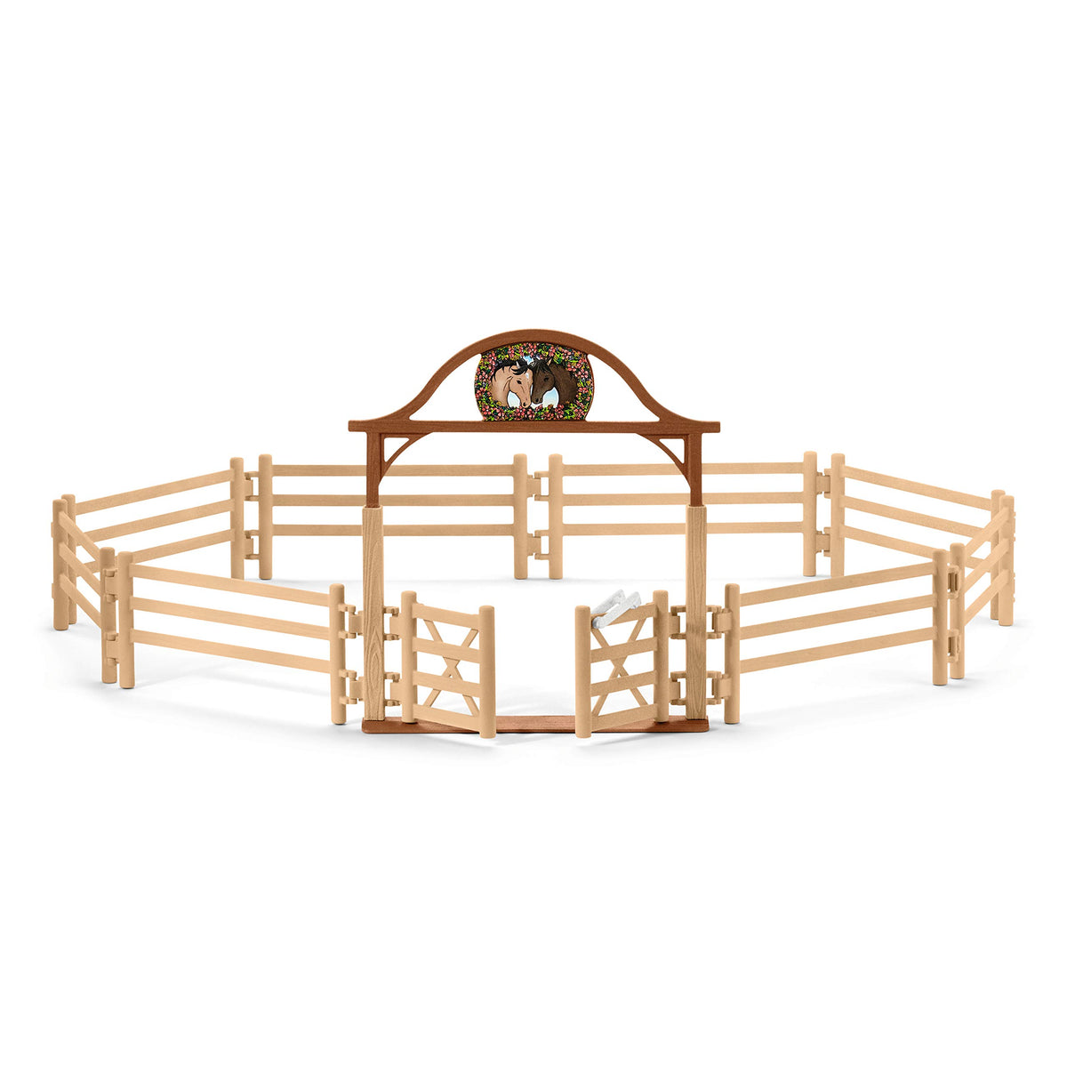 Schleich 42434 Paddock with Entry gate,6.8 x 19 x 11.5 cm