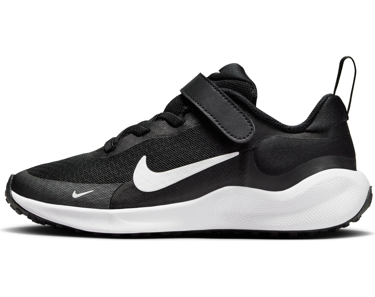 Nike Revolution 7 Boys Little Kid FB7690-003 (Black/White-White), Size 13.5