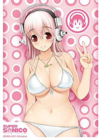 Super Sonico Ver.A Swimsuit Card Game Character Sleeves Collection EN-022 22 Anime Girl Bikini Illust. Tsuji Santa