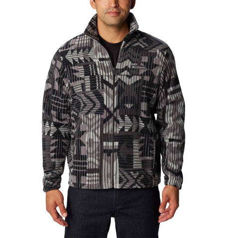 Columbia Men's Steens Mountain Printed Jacket, Shark Pathways Print, X-Large