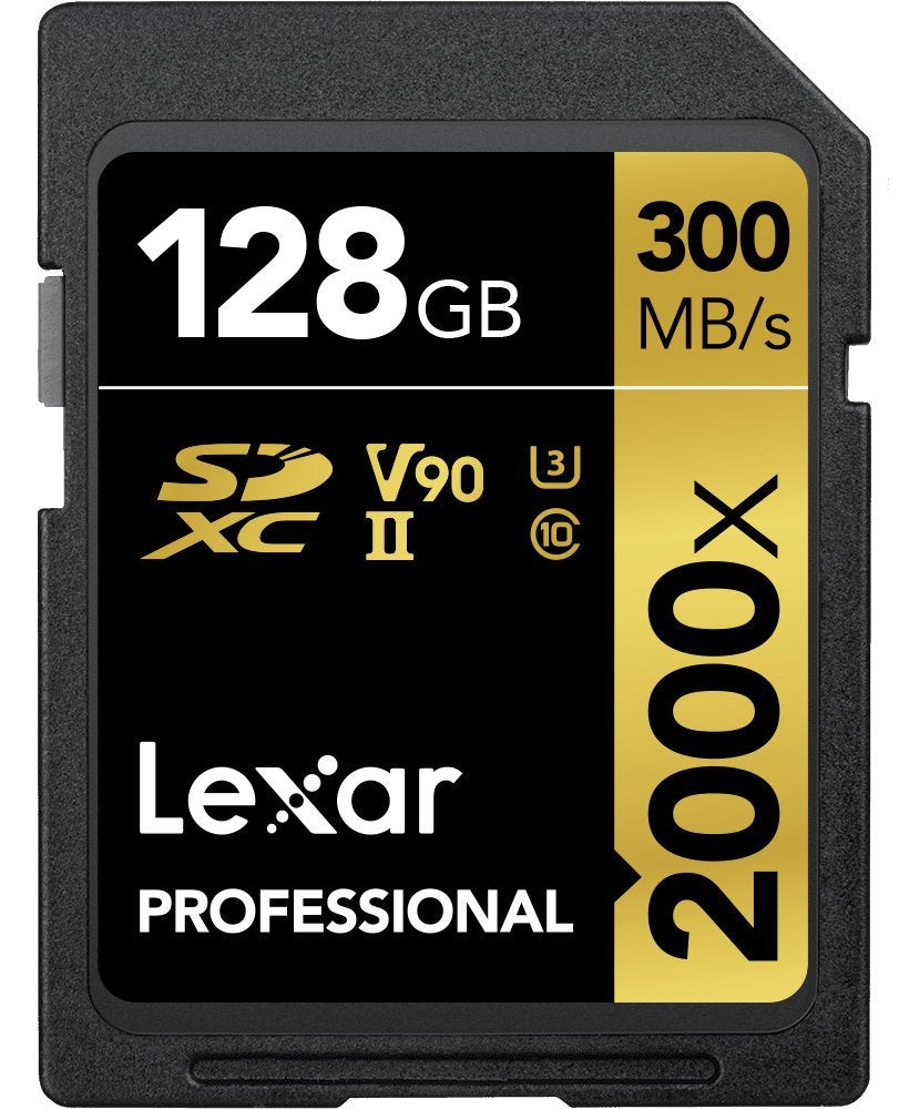 Lexar 128GB 2000X Professional SDXC RDR UII, LSD128CRBEU2000R (RDR UII)