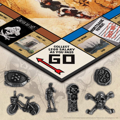 MONOPOLYÃƒâ€šÃ‚Â® The Goonies | Based on The 80s Adventure Classic Film | Collectible Monopoly Game Featuring Familiar Locations and Iconic Moments