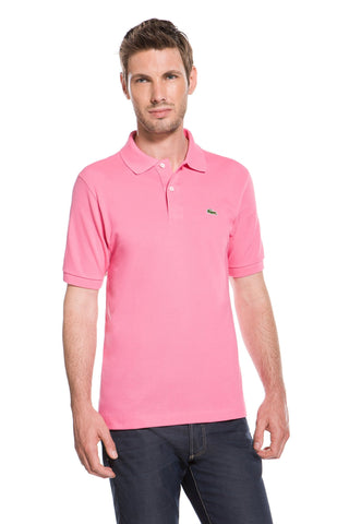 Lacoste Mens Legacy Short Sleeve L.12.12 Pique Polo Shirt, Friandise, Large