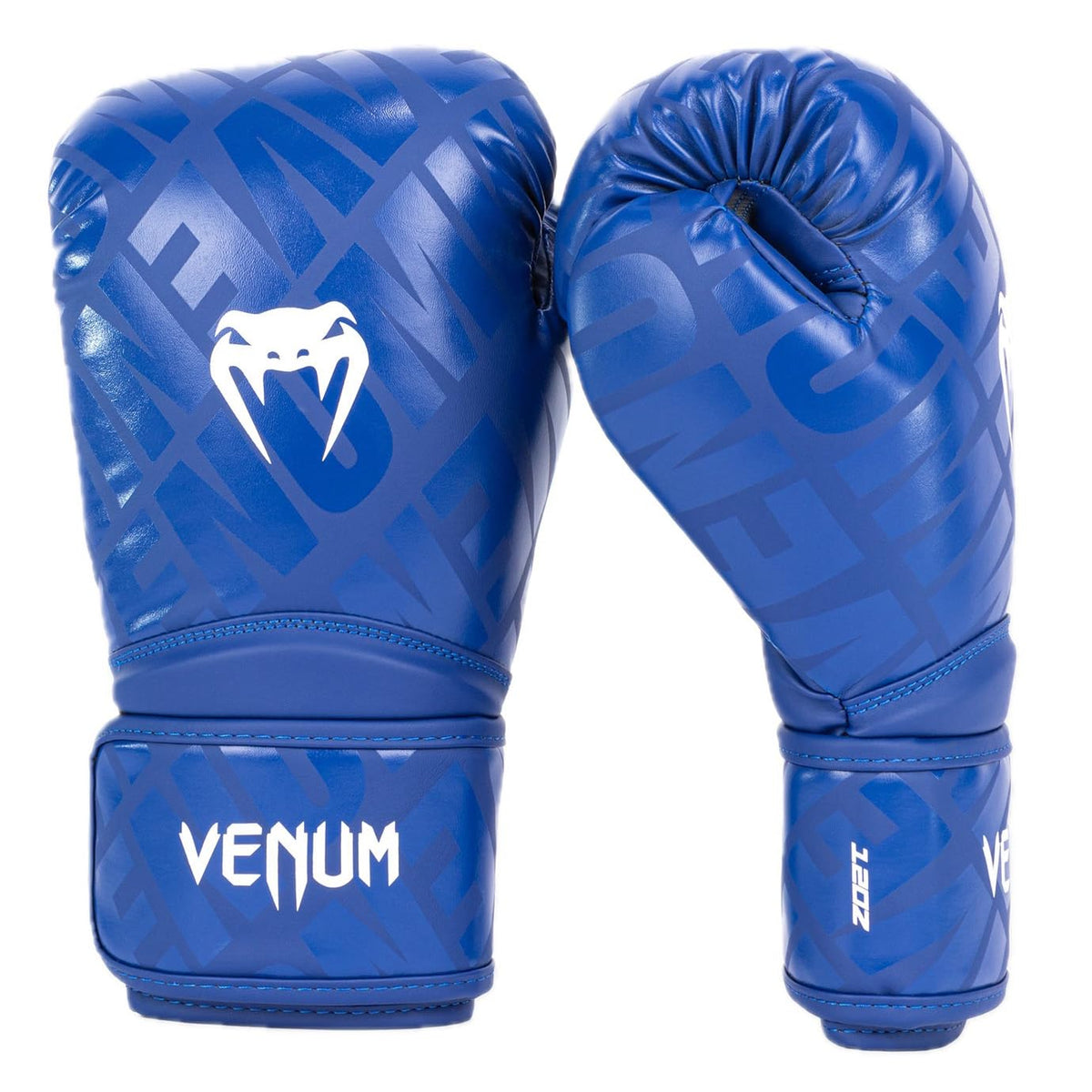 Venum, Contender 1.5 XT Boxing Gloves, Unisex Adult, 16 Oz, White/Blue