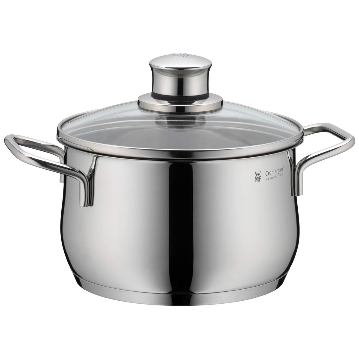 WMF Diadem Plus High Casserole with Lid, 18/10 Stainless Steel, 16 cm
