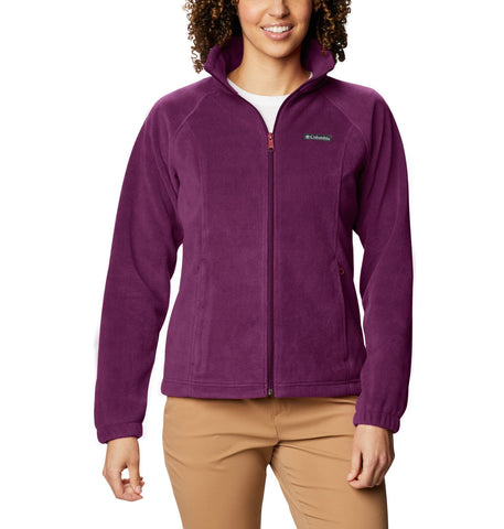 Columbia Women's Benton Springs Full Zip, Marionberry, Small