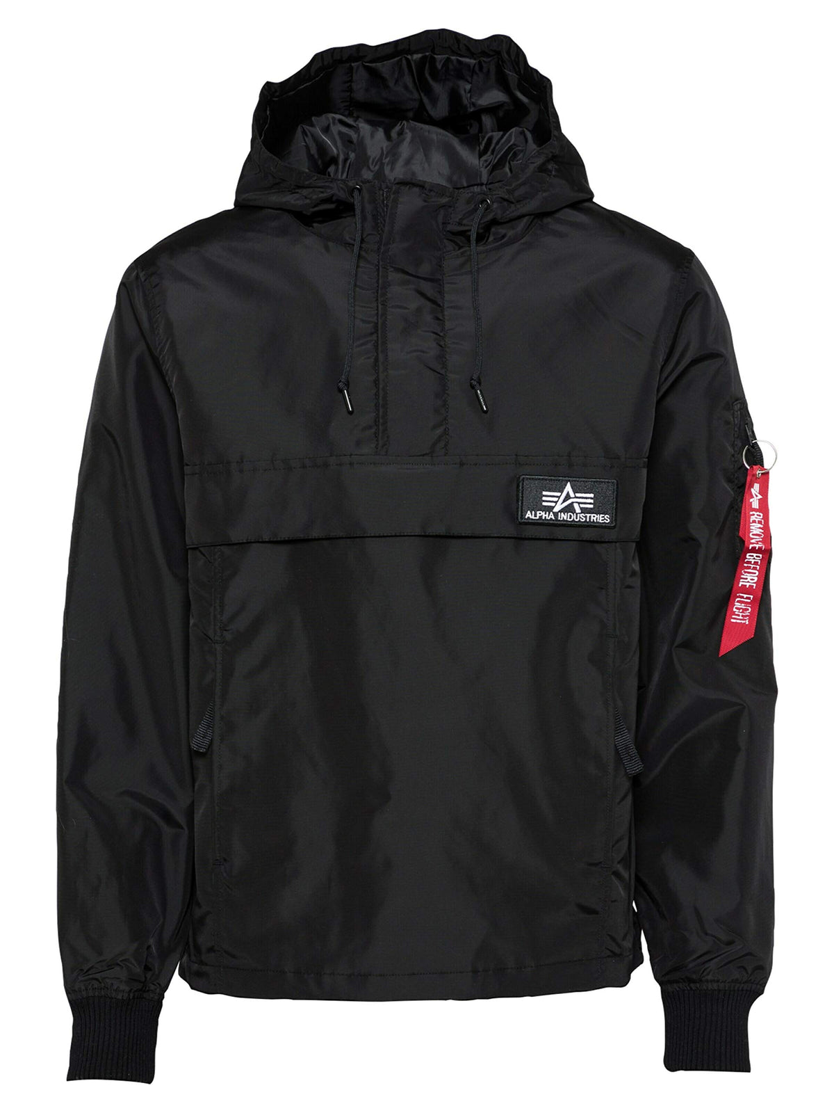 Alpha Industries Men's TT LW Anorak, Black, L