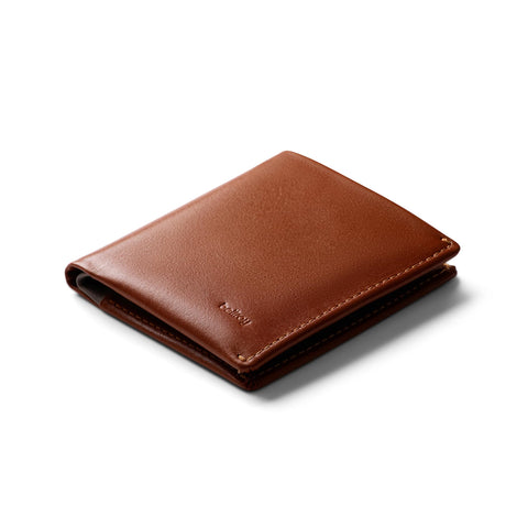 Bellroy Note Sleeve, Slim Leather Wallet, RFID Editions Available (Max. 11 Cards and Cash) - Sienna