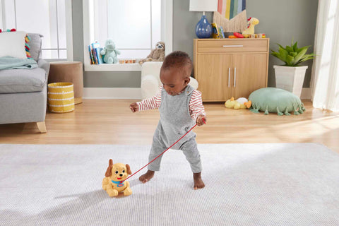 Fisher-Price Lil' Snoopy, Pull-Along Toy Dog for Walking Infants and Toddlers Ages 12 Months and Older