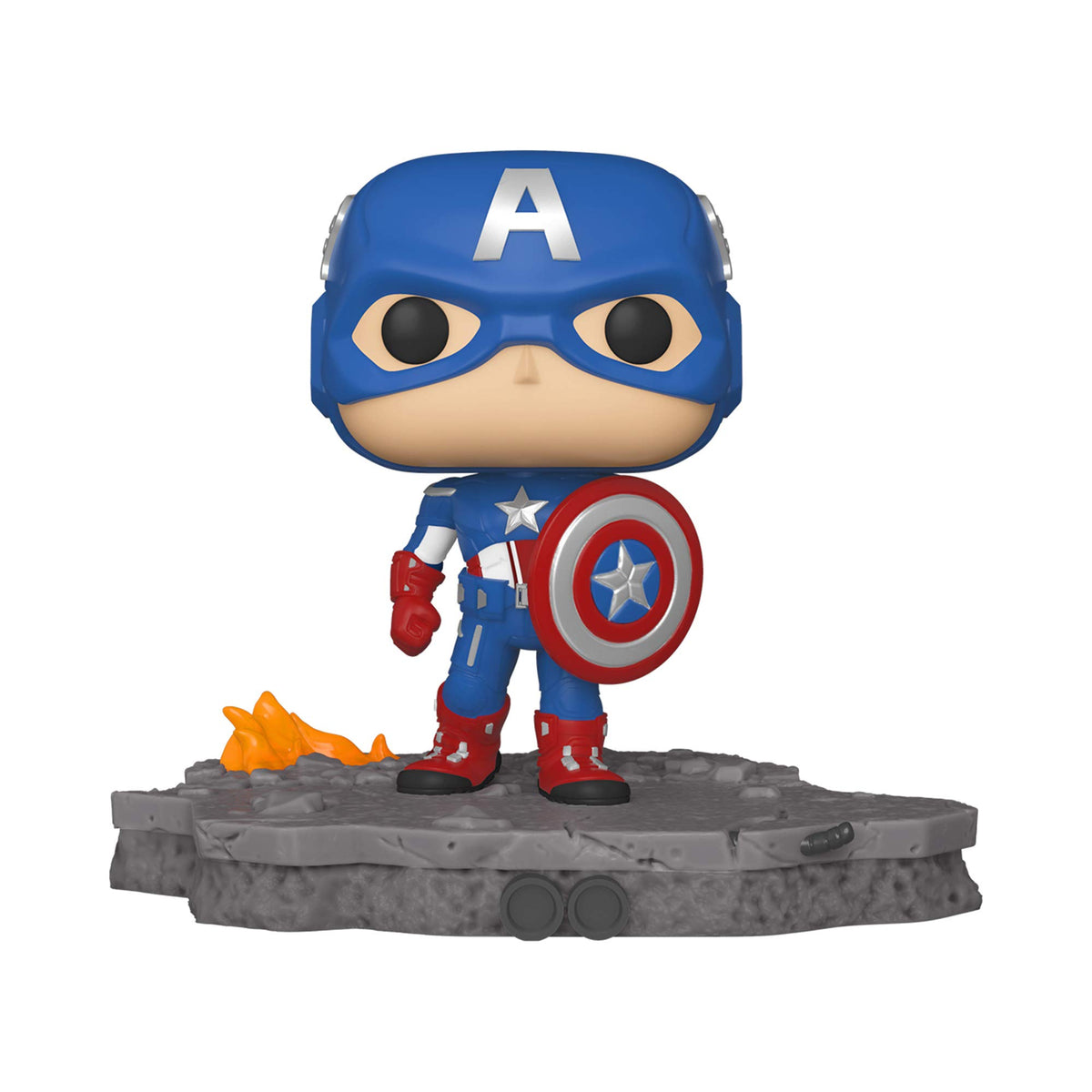 Funko Pop! Deluxe Marvel: Avengers Assemble Series - Captain America, Amazon Exclusive, Figure 6 of 6