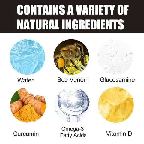 3PCS New Zealand Bee Venom Joint and Bone Cream,Professional Beevenom Propolis Gel for Neck,Knee,Shoulder,Waist,Leg