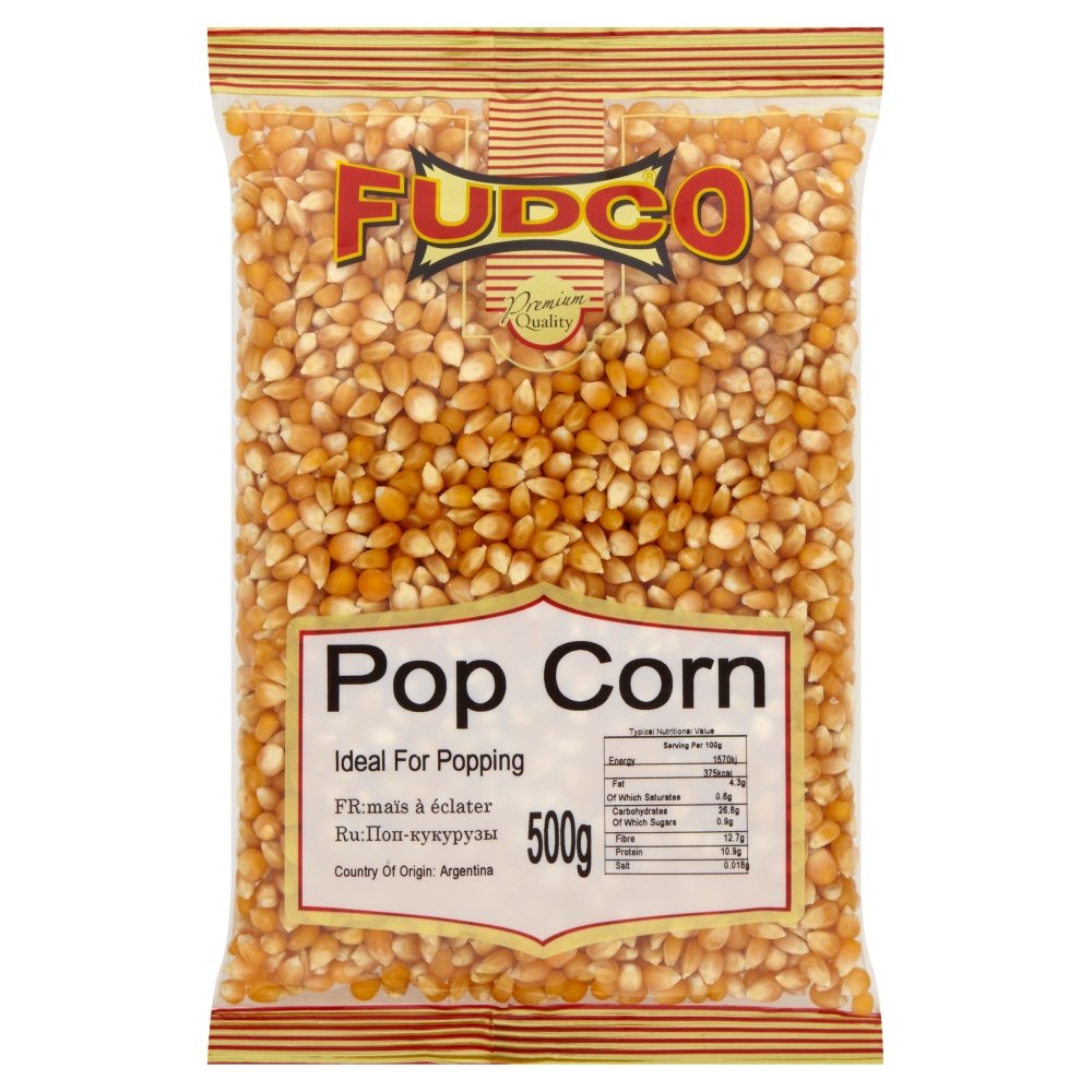 Fudco Popping Corn, 500g