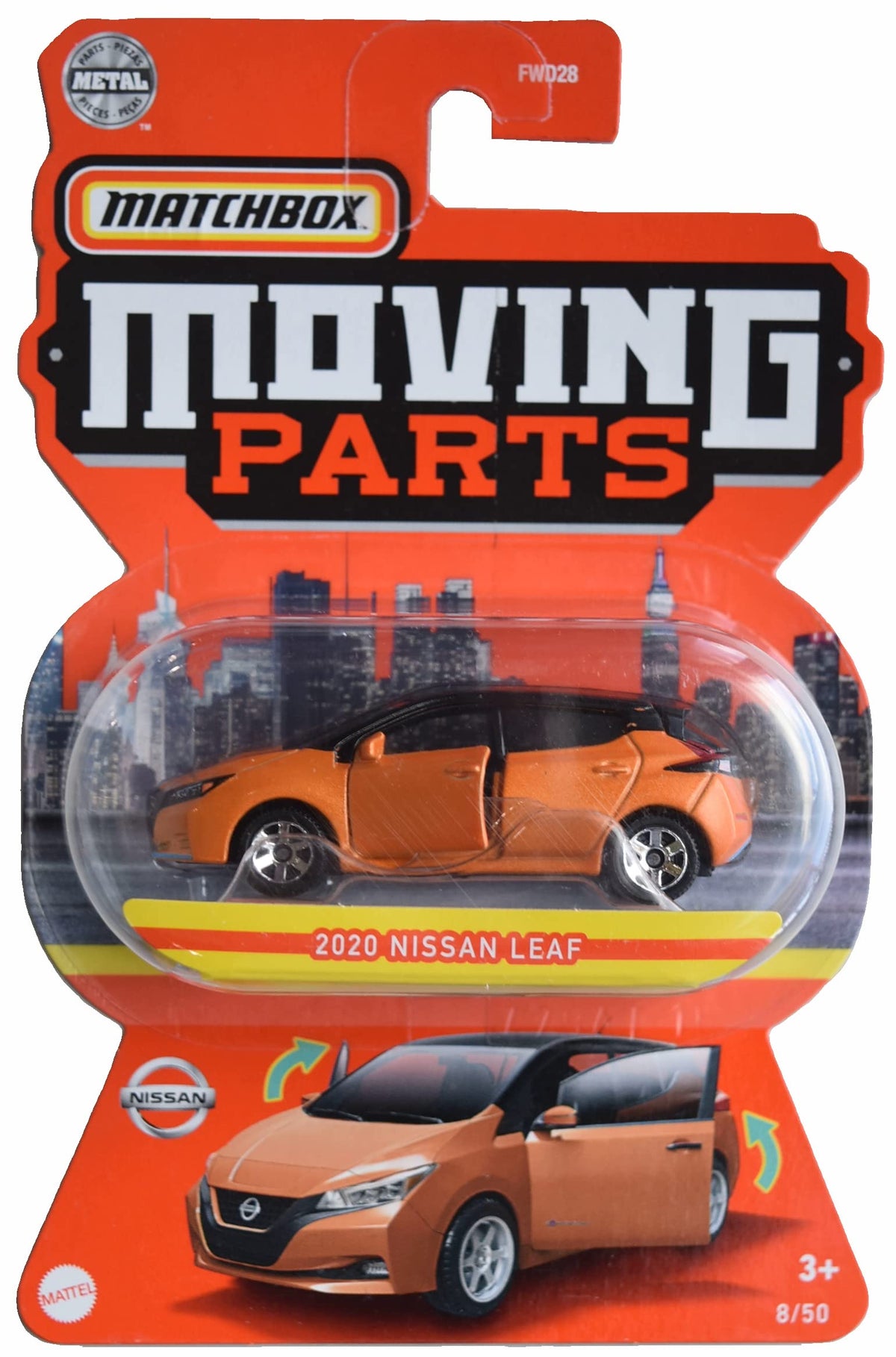 Matchbox 2020 Nissan Leaf, Moving Parts 8/50