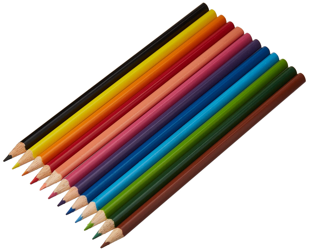 Faber-Castell Triangular Colour Pencils (Pack of 12)