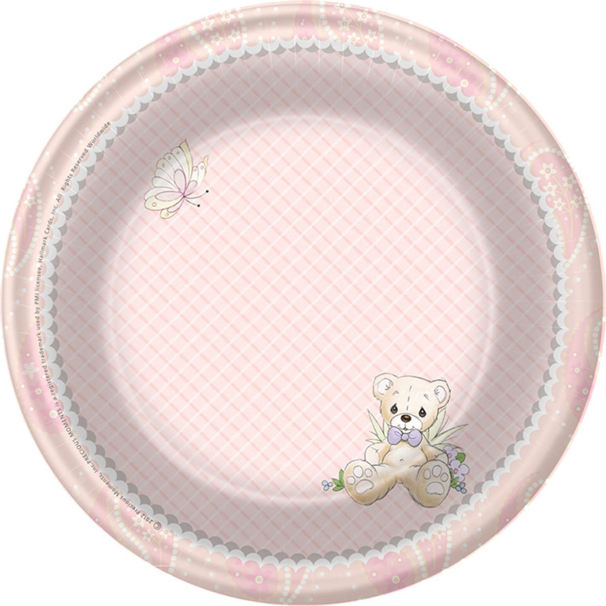 Precious Moments Baby Girl Dessert Plates Party Accessory