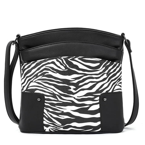 CLUCI Crossbody Bags for Women Small Leather Purse Travel Ladies Designer Triple Pockets Vintage Handbags Shoulder Bags