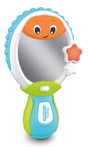 Clementoni - 17329 - Baby Mirror - Early Childhood Toy - Italian Speaking Electronic Toy (Batteries Included), Children 9-36 Months