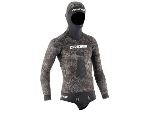 Cressi Tracina Jacket 5mm Apnoe Diving Suit - Mimetic, XX-Large