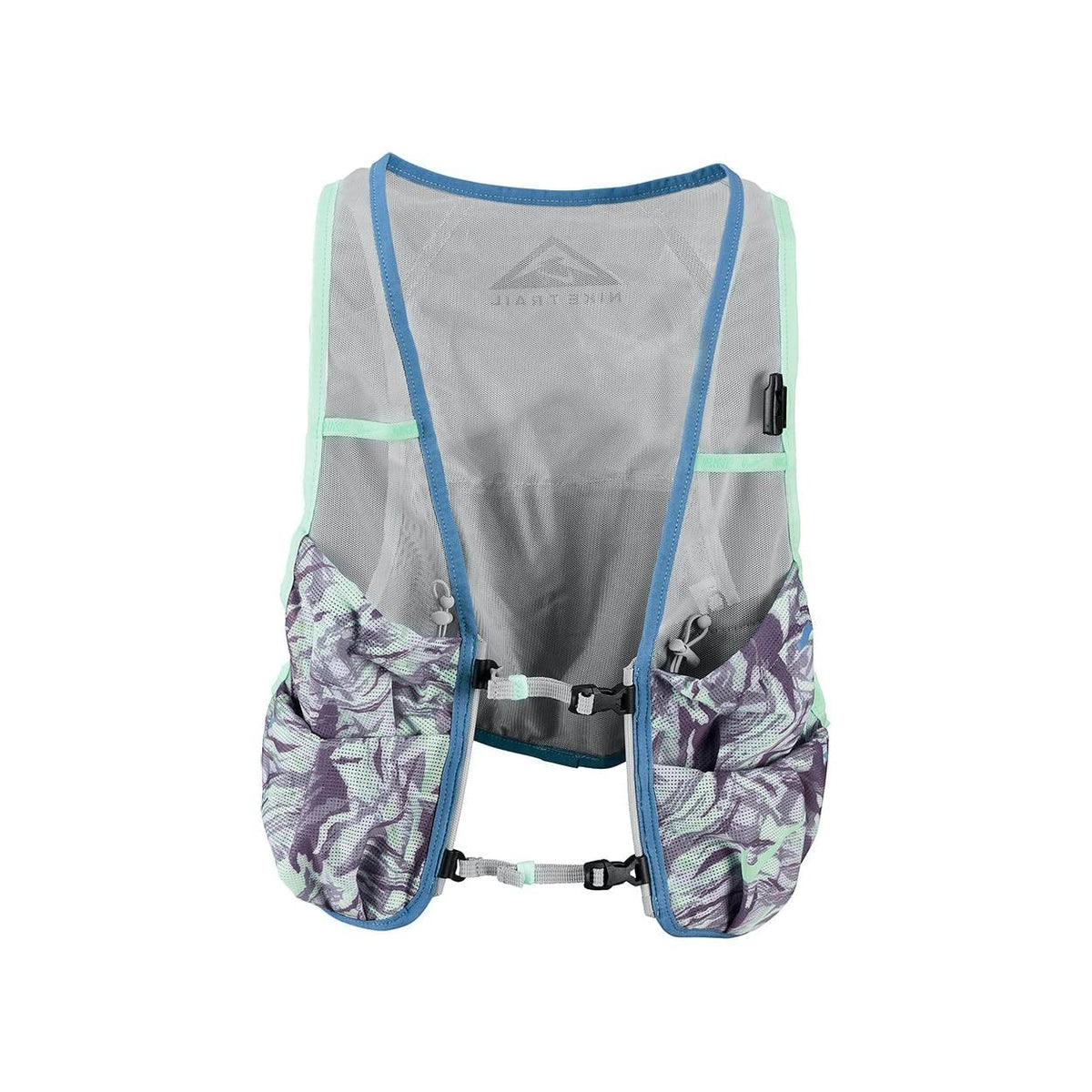 Nike Unisex - Adult Running Trail Vest, Wolf Grey/Canyon Purple/Mint Foam/Dutch Blue, S/M