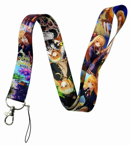 Pinstant The Angel Next Door Spoils Me Rotten Manga Anime 17.7" Neck Lanyard Keychain Holder ID Badge Mobile Phone Pin Strap