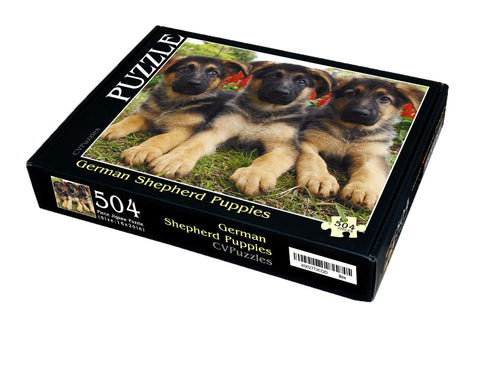 German Shepherd Puppies 504 Piece Jigsaw Puzzle 16" X 20"