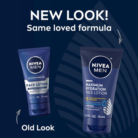Nivea for Men Skin Essentials Protective Lotion, SPF 15, 2.5-Ounce Tubes (Pack of 4) by Nivea for Men [Beauty]