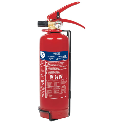 Smartwares - Fire Extinguisher Powder - 1 kg - ABC Classified - FEX-15112