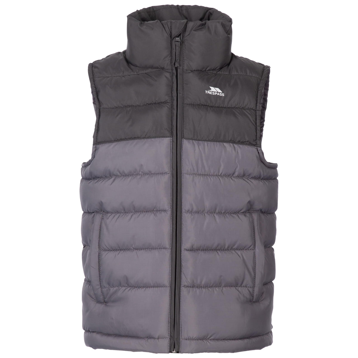 Trespass Kids Padded Gilet Quilted Bodywarmer with 2 Pockets Oskar