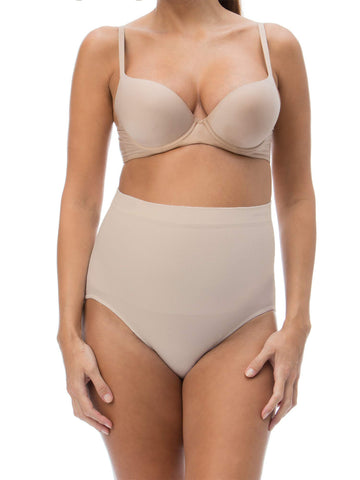 RelaxMaternity 5200 (Nude, L) Cotton high-Waist Postpartum Control Knickers