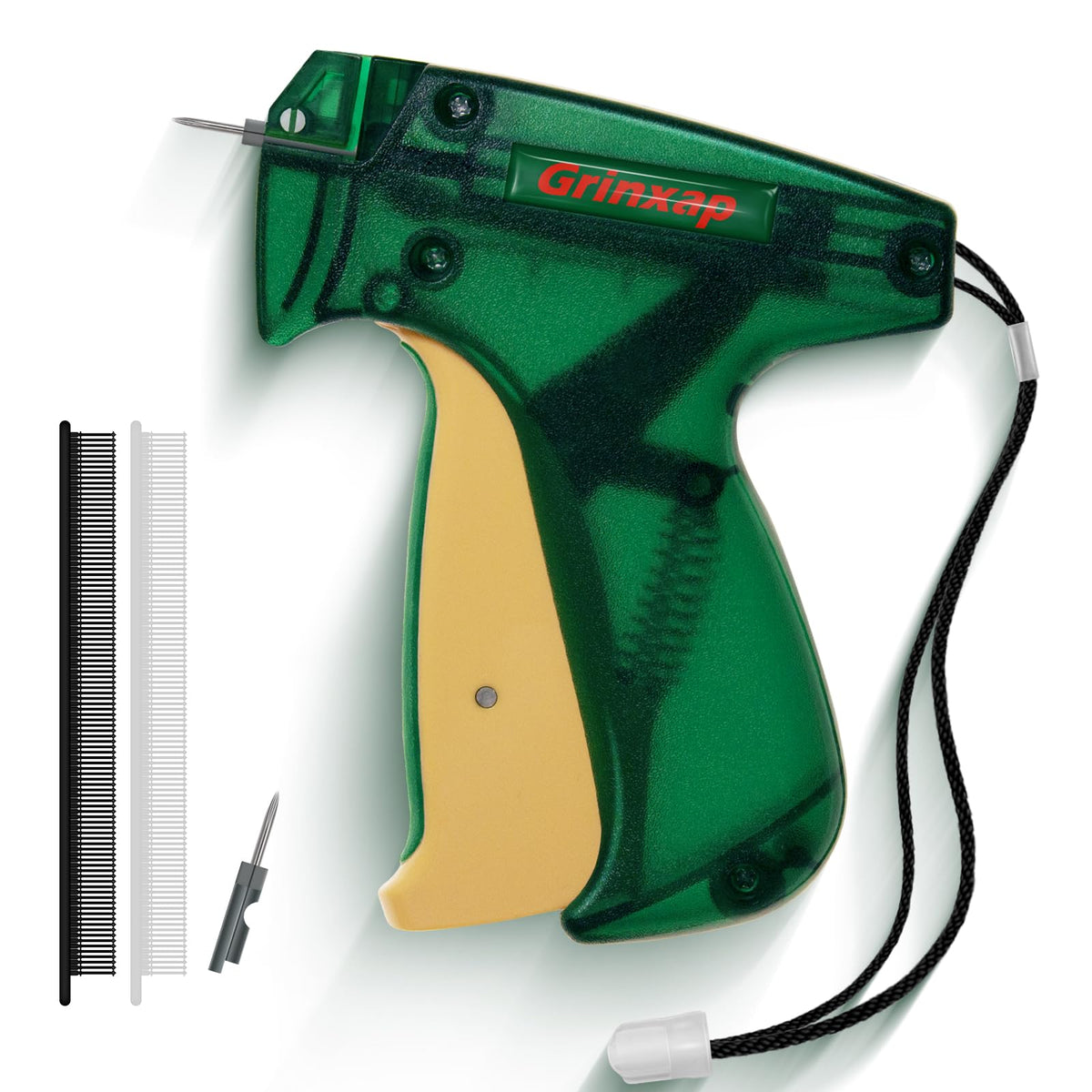 Stitch Gun For Clothes Kit, Includes Quick Stitch Sewing Gun, 2 Micro Needle, 5000 Micro Fasteners(2500 Black & 2500 White), Clothing Stitch Gun Used For Quick Stitching And Fixing,Stitching Gun Green