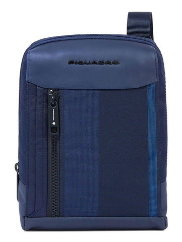 Piquadro Steve Mini Tablet Crossbody Bag S Blue, blue, Small