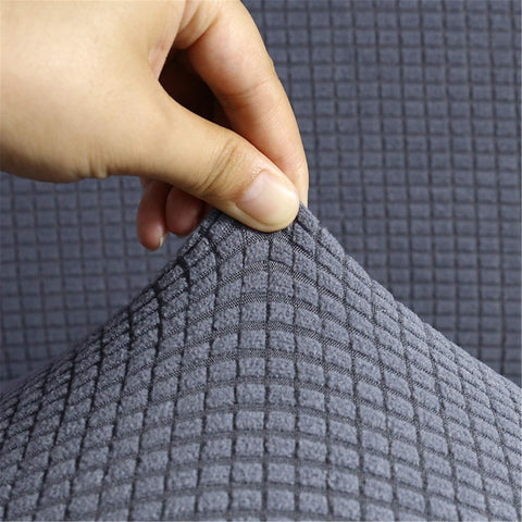 BEDSETS Water Repellent Sofa Covers 3 Seater High Stretch 1 Piece Couch Cover for Dogs Universal Sofa Slipcover Non Slip Furniture Protector Jacquard Spandex Fabric (3,1 seater 90-140cm)