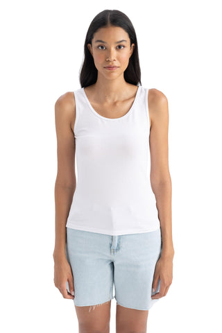 DeFacto Women's B0652ax T-Shirt, White, XS